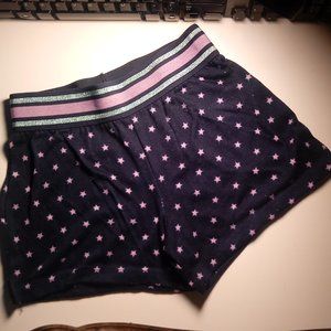 Girls' Blue and Purple Star Shorts